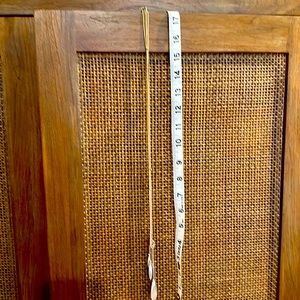 JJill necklace with silver colored tear drop beads.  Extends to 21”.